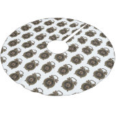 Illustratie van de cartoon van de wekker kerstboom rok (Gekanteld)