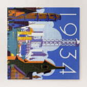 Illustratie van de  Chicago World's Fair 1934 Legpuzzel (Horizontaal)