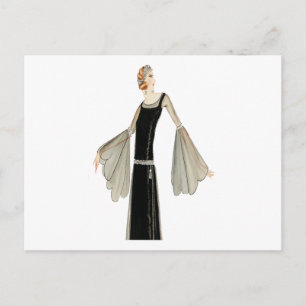 Illustratie van de Dames in de jaren '20 van de Mo Briefkaart