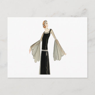 Illustratie van de Dames in de jaren '20 van de Mo Briefkaart