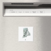 Illustratie van de deelstaat Rhode Island Magneet (Insitu (Vaatwasser))