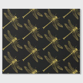 illustratie van de Dragonfly II Cadeaupapier (Vlak)