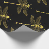 illustratie van de Dragonfly II Cadeaupapier (Hoek)