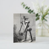 Illustratie van de  duikspaarstand briefkaart (Staand voorkant)