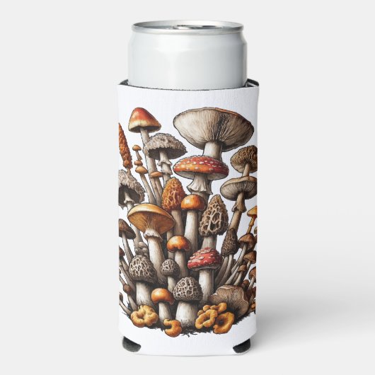 Illustratie van de Enchanted Forest Mushroom Clust (Seltzer Voorkant)