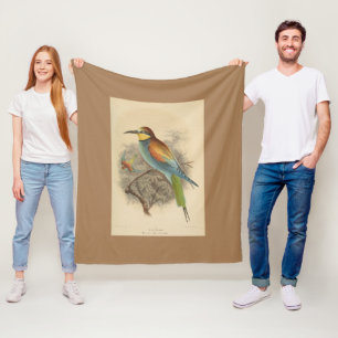  illustratie van de Europese bijeneter Fleece Deken