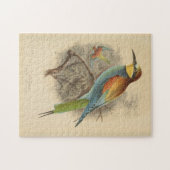 illustratie van de Europese bijeneter Legpuzzel (Horizontaal)