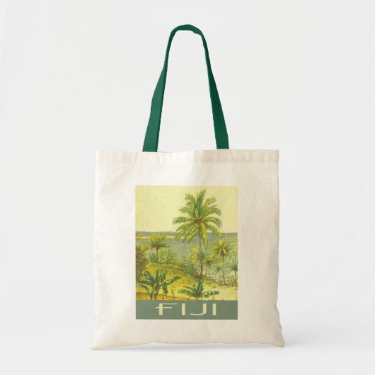 illustratie van de Fiji-eilanden Tote Bag (Voorkant)