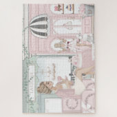 Illustratie van de Franse Waterverf Chic Dames Bak Legpuzzel (Verticaal)