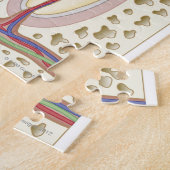 Illustratie van de gebitsvulling legpuzzel (Zijkant)