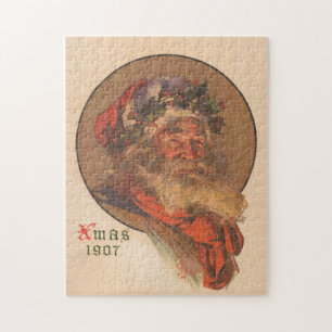 Illustratie van de  kerstman (1907) legpuzzel