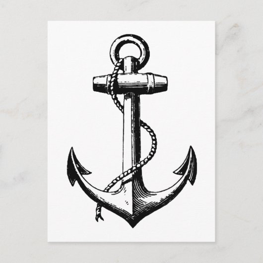 illustratie van de Nautical Anchor Briefkaart (Voorkant)