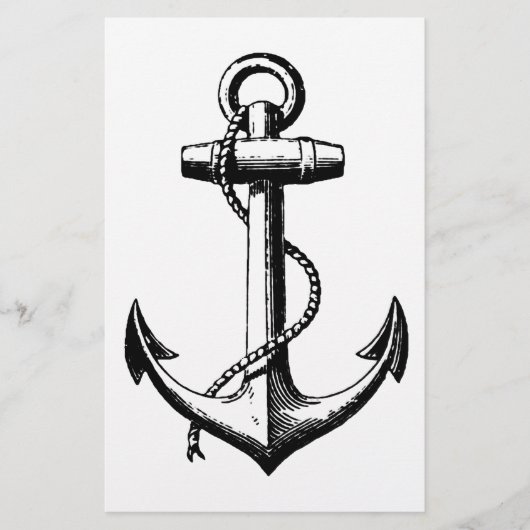  illustratie van de Nautical Anchor Flyer (Voorkant)