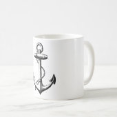 illustratie van de Nautical Anchor Koffiemok (Voorkant rechts)