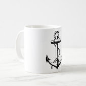 illustratie van de Nautical Anchor Koffiemok (Voorkant links)