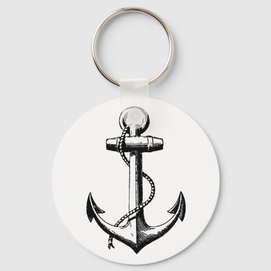  illustratie van de Nautical Anchor Sleutelhanger (Voorkant)