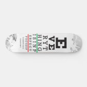Illustratie van de optische ooggrafiek skateboard (Horizontaal)