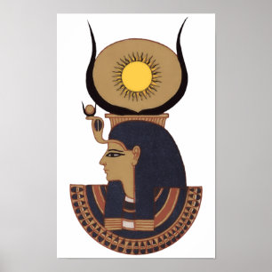Illustratie van de oude Osiris Egyptische god SMAL Poster