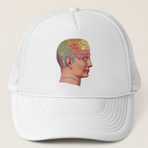 Illustratie van de  remfunctie trucker pet