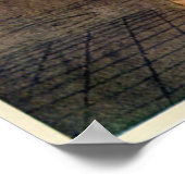  illustratie van de Romance van koning Arthur Poster (Hoek)