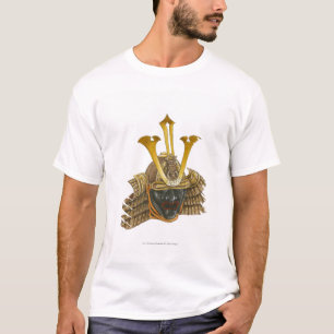 Illustratie van de samurai helm uit de 16e eeuw t-shirt
