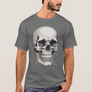 Illustratie van de schedel t-shirt