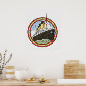 Illustratie van de Titanic Poster (Keuken)