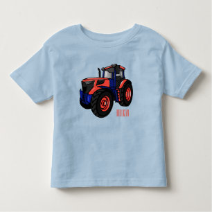 Illustratie van de tractorcartoon kinder shirts