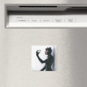 Illustratie van de vrouw magneet (Insitu (Vaatwasser))