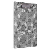 illustratie van doedels klembord (Rechts)