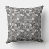 illustratie van doedels kussen (Achterkant)