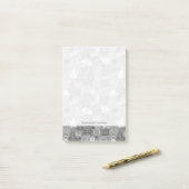 illustratie van doedels post-it® notes (Op bureau)
