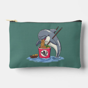Illustratie van dolfijn die ramen eet etui