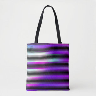 illustratie van een abstracte glitch achtergrond.  draagtas