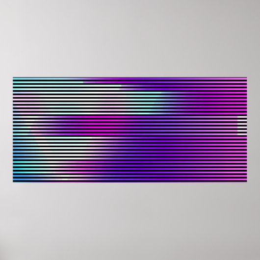 illustratie van een abstracte glitch achtergrond.  poster (Voorkant)