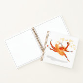 Illustratie van een balletdanseraptor. 2 notitieboek (Binnen)