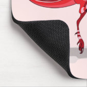 Illustratie van een balletdanseraptor. muismat (Hoek)