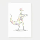 Illustratie van een fotograaf van Iguanodon. Post-it® Notes (Voorkant)