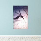 Illustratie van een muggenbijt canvas afdruk (Insitu (Houten vloer))