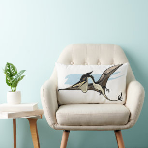 Illustratie van een Pteranodon dinosaurus. Kussen
