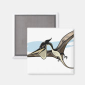 Illustratie van een Pteranodon dinosaurus. Magneet (Voorkant / Achterkant)