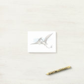 Illustratie van een Pteranodon dinosaurus. Post-it® Notes (Op bureau)