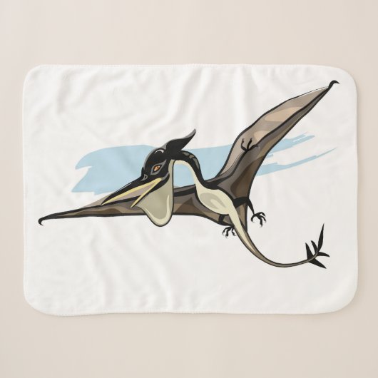 Illustratie van een Pteranodon dinosaurus. Sherpa Deken (Voorkant (horizontaal))