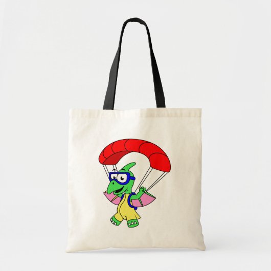 Illustratie van een pterodactylparachute. tote bag (Voorkant)