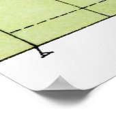 Illustratie van een rugbytoon poster (Hoek)