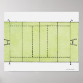 Illustratie van een rugbytoon poster (Voorkant)