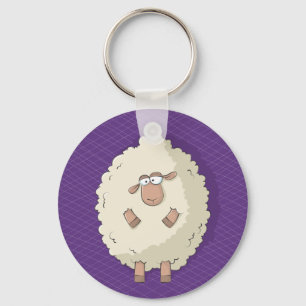 Illustratie van een schattig en grappig reusachtig sleutelhanger
