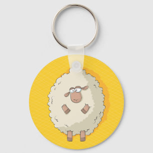 Illustratie van een schattig en grappig reusachtig sleutelhanger
