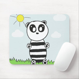 Illustratie van een schattige panda muismat