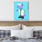 Illustratie van een Spinosaurus-arts. Canvas Afdruk (Insitu (Slaapkamer))